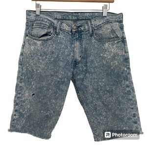Levi’s Men’s 511 Acid Wash Shorts in 32